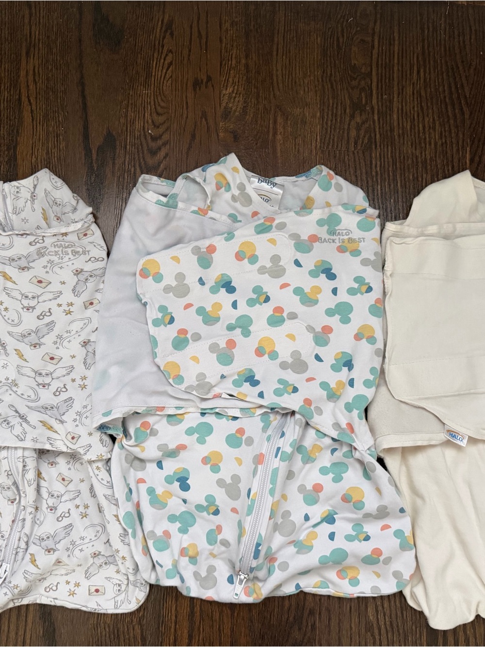 Halo Swaddles Set of 3- Harry Potter, Disney, Penn